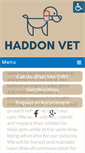 Mobile Screenshot of haddonvetclinic.com